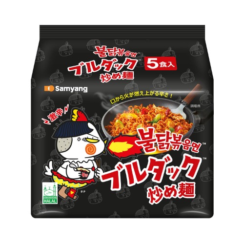 SAMYANG HOT CHICKEN  5X140GR (5 Pack) 