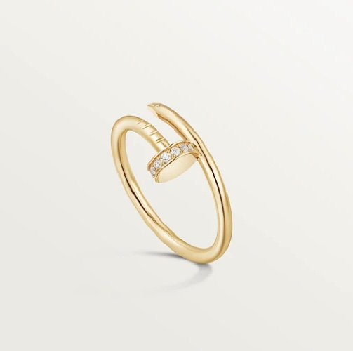Juste une clou Ring, mit Diamanten
