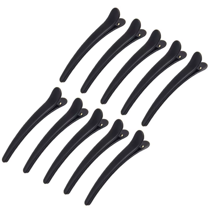 10Pcs Professionele Kapsalon Haarspelden Zwart Plastic Single Prong Diy Alligator Haar Clip Hair Care Styling Gereedschap - AliExpress 