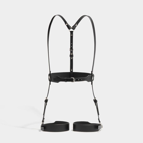 FULL CLASSIC SUSPENDER HARNESS | Black / Brass / M
