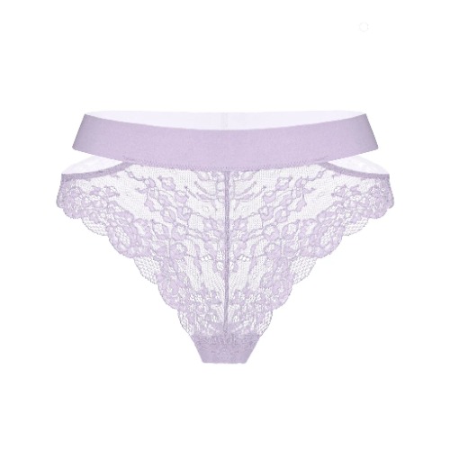 Wild Lace Cheeky Panty Lilac Hint - L / Lilac Hint