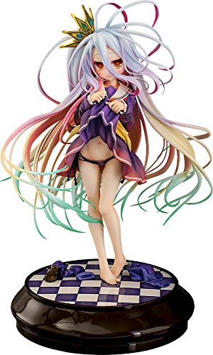 Phat! No Game No Life: Shiro (Tuck Up Version) 1: 7 Scale PVC Figure, Multicolor