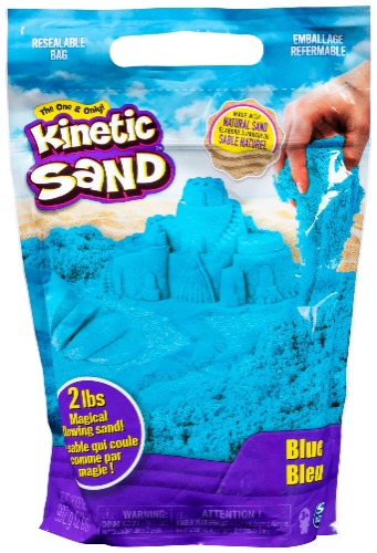 Kinetic Sand Beutel Blau, 907 g - magischer Sand aus Schweden für Indoor-Sandspiel, ab 3 Jahren - 