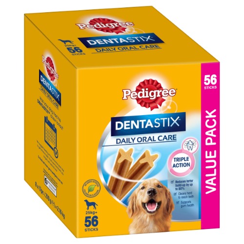 Pedigree Dentastix, Dog Dental Treat, Large Dog, 56 sticks