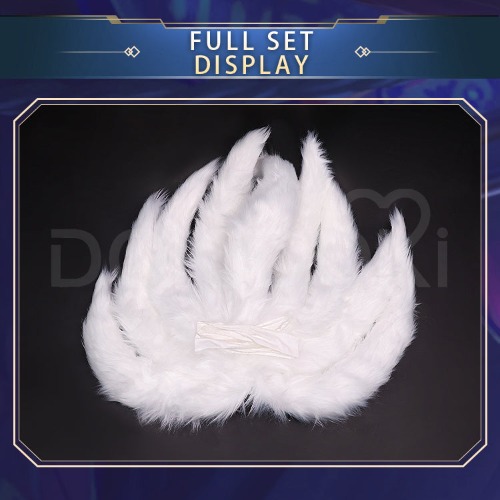 【Size XS-2XL】DokiDoki-R Game Cosplay Costume Red Dress Fox | 80cm Tail*9 Only-In Sotck