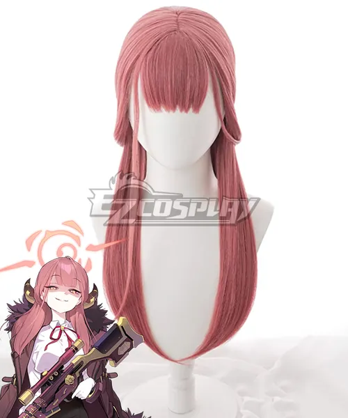 Blue Archive Rikuhachima Aru Cosplay Wig