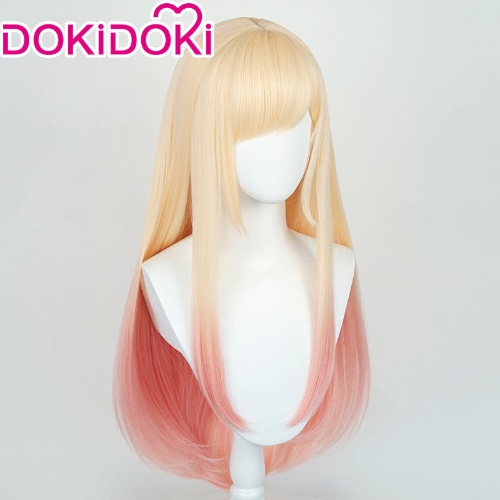 【Ready For Ship】DokiDoki Anime Cosplay Wig Long Golden Gradient | Wig Only-Ready For Ship