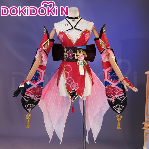 【In Stock】【Size XS-3XL】DokiDoki-N Game Honkai: Star Rail Cosplay Hanabi Costume Miss Sparkle | XS