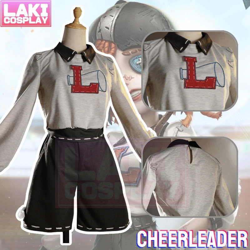 Identity V Cheerleader Cosplay Costume IDV Lily Barriere Cosplay Costume Halloween Dress and Cheerleader Cosplay Wig - AliExpress 