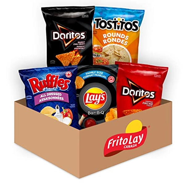 Frito-Lay Fan Favourites Snack Box, Variety Pack, 5 count