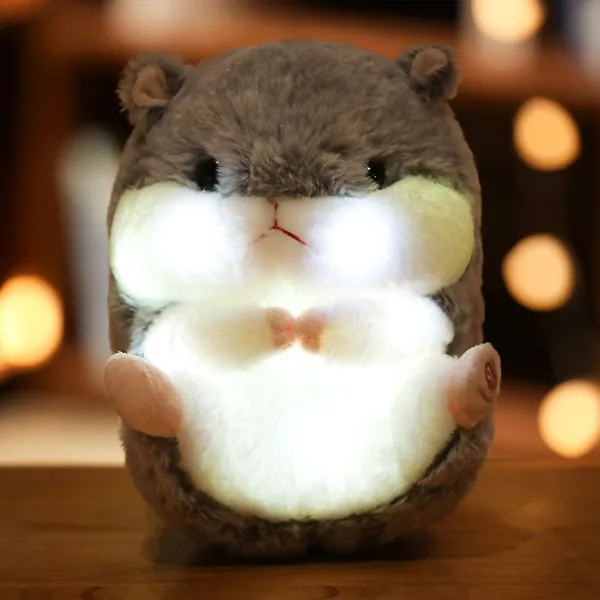 Glowing Plush Hamster with Light