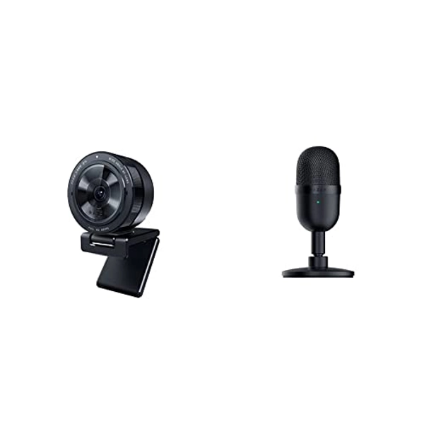 Razer Seiren Mini USB Streaming Microphone: Precise Supercardioid Pickup Pattern - Professional Recording Quality - Classic Black Kiyo Pro Streaming Webcam