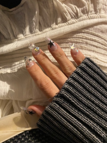 Manicure with acrylics