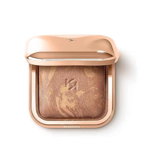 KIKO Milano Silky Glow Baked Bronzer 02 | Polvos Bronceadores Cocidos De Textura Sedosa
