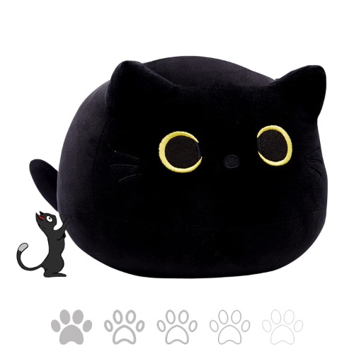 Tocwick 40×28cm Cat Plush Toys Stuffed Animals Gifts Cute Pillows Cotton Car Home Decorations