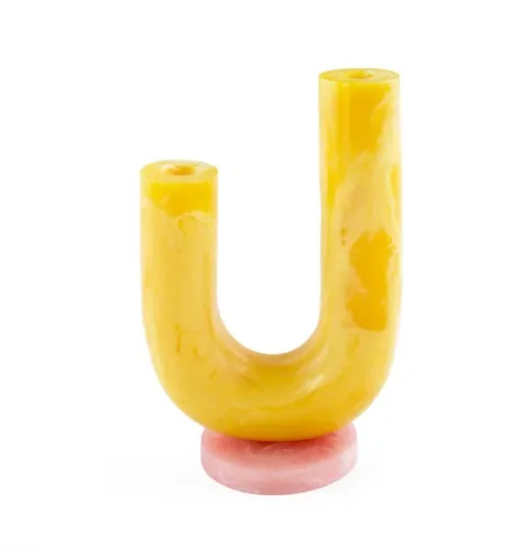 Mustique Double Tube Vase