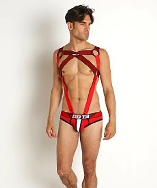 Cell Block 13 Marathon Body Harness Red