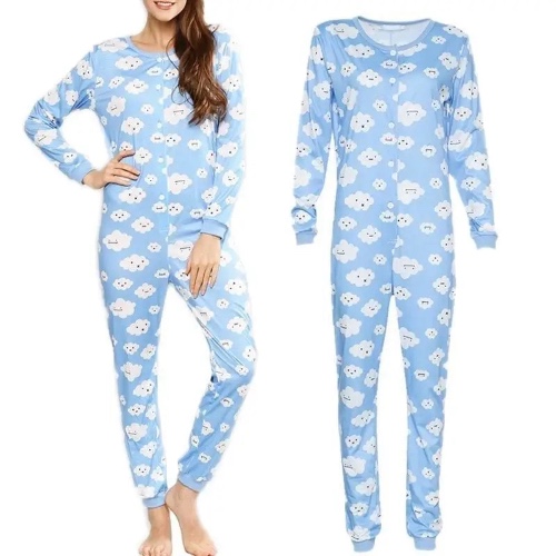 Cozy Cloud Sleeper Onesie for Sweet Dreams and Comfort - M