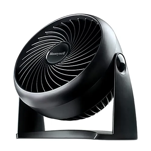 Honeywell TurboForce Ventilador Potente, Refrigeración de Funcionamiento Silencioso, Inclinación Variable de 90°, 3 Ajustes de Velocidad, Anclaje en la Pared, Ventilador de Mesa, HT900E