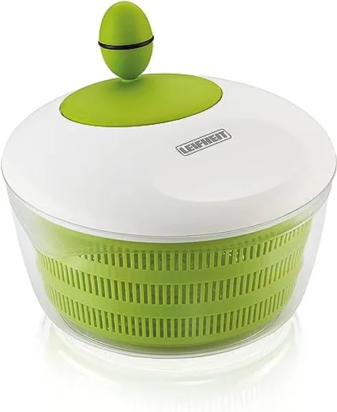 Leifheit 23069 - Centrifugadora para Ensalada (185 x 260 x 260 mm), Color Verde y Blanco