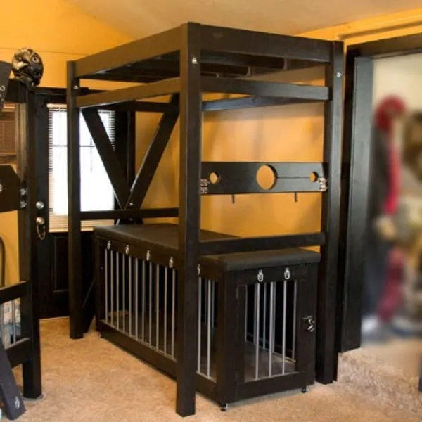 Padded Bondage Cage Table W/ Suspension Tower & St Andrews | Etsy