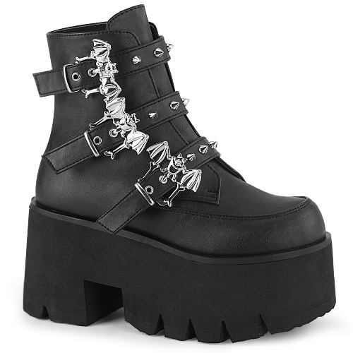 Ashes-55 | Black Vegan Leather / 7