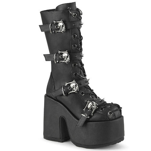 Camel-115 | Black Vegan Leather / 7