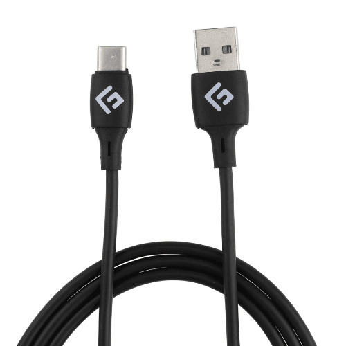 USB-C/USB-A Cable | High-Speed Charging + Sync - Black / 0.5M/2ft