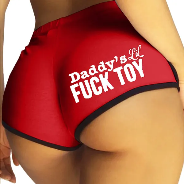 Women Regular & Plus Size Yoga Booty Shorts Sexy Printed Sports Hot Pants Briefs