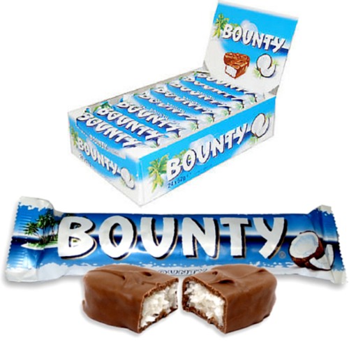 BOUNTY Coconut Chocolate Bars Box Sweets Treats Candy (Pack of 14) x 57 g. Each