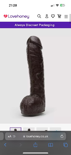 Doc Johnson Bam Black 10.5 Inch