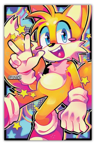 Tails art print