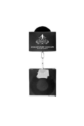 Beginner's Furry Handcuffs - Black