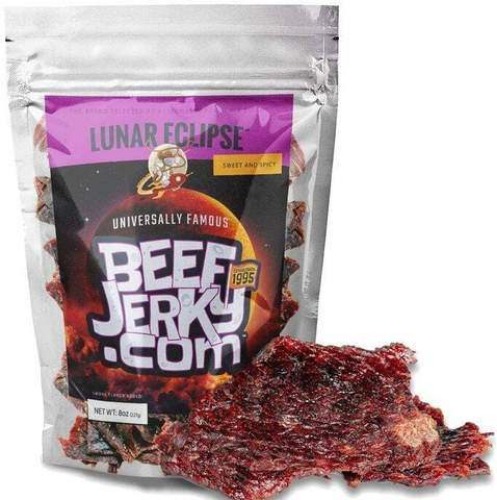 Lunar Eclipse, Sweet & Spicy, Gourmet Beef Jerky [ 8oz Bag ] by BeefJerky.com