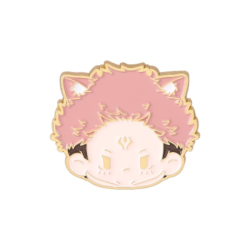 Anime Jujutsu Kaisen Gojo Satoru Broches Pin Jujutsu Kaisen Itadori Yuji Broches Jujutsu Kaisen Cosplay Kostuum Inumaki Toge Badges Fushiguro Megumi Keychian 1 * Broches & 1 * keychian