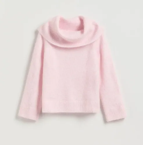 Sweater made of alpaca wool blend