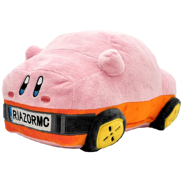 Kirby Plush,Kirby Eat Car Plush,Kirby Car Plush,13.7" Kirby Stuffed Plush，Kirby plushie is a Gift for Anxiety and Kids