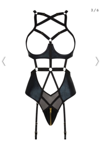 The Minx Crotchless Body | Ann Summers