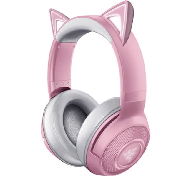 Razer Kraken Draadloze Gaming Headset Kitty Editie Quartz