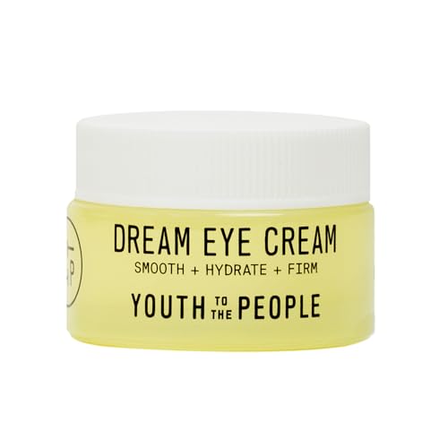 Youth To The People Superberry Dream Eye Cream - Hydrating Overnight Eye Cream to Firm + Smooth - Under Eye Brightener with Vitamin C, Goji, Hyaluronic Acid + Squalane - Vegan, Clean Skincare (0.5oz)