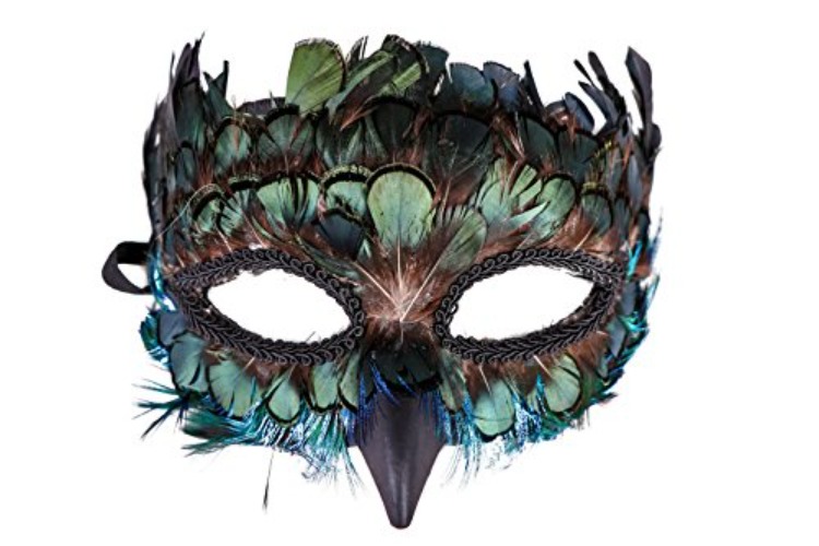 Western F.a.s.h.i.o.n Peacock Feather Masquerade Mask