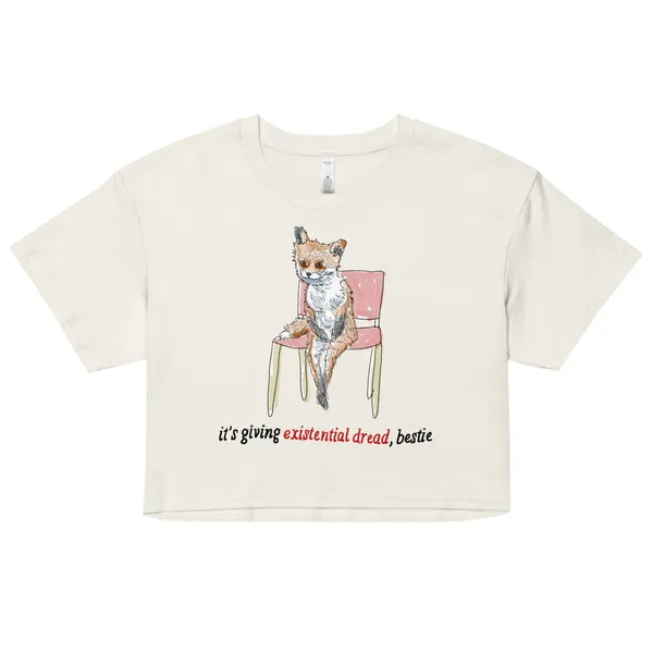 Existential Dread Women’s crop top
