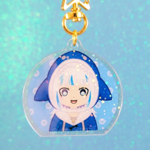 [Hololive] Gura Acrylic Charm Keychain