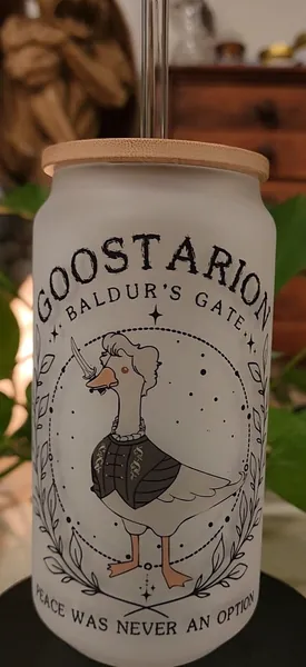 Goostarion - Baldur's Gate - BG3 - Astarion - Custom Glass Tumbler