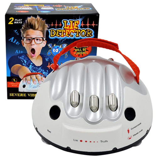 OUKEYI Micro Elektrische Shock Lie Detector, Schokkende Leugenaar Party Game Interessant True of Durf Game Leugen Detector Grap Speelgoed Polygraaf Entertainment Shock Game