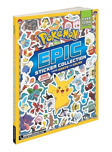 Pokémon Epic Sticker Collection 2nd Edition: From Kanto to Galar (2) (Pokemon Epic Sticker Collection)