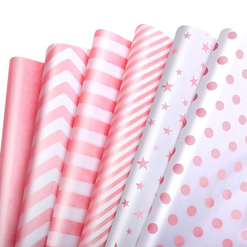[SHOP SUPPLIES] Pink Tissue Paper 120 Sheets
