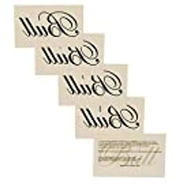 5 x"Bull" Tattoo Schriftzug in schwarz - Sexy Kinky Fetish Tattoo (5)