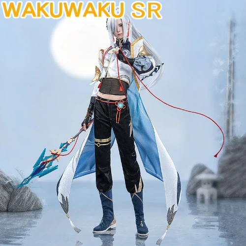 Shenhe Doujin Cosplay Game Genshin Impact WakuWaku-SR Shen He Cosplay Costume Men Sex Reversion Shenhe Doujin Cosplay - AliExpress 