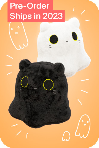 Boo and Spoopy the Ghost Cats LIMITED EDITION PRE-ORDER | Spoopy the Black Ghost Cat